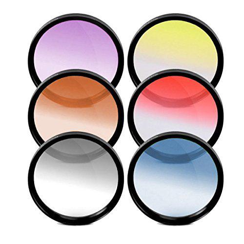 Download 58mm Graduated Color Multicoated Six Piece Filter Set with Fold-Up Filter Case — Beach Camera