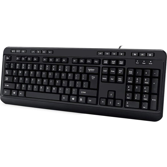 Adesso AKB-132HB Multimedia Desktop Keyboard with 3-Port USB Hub ...