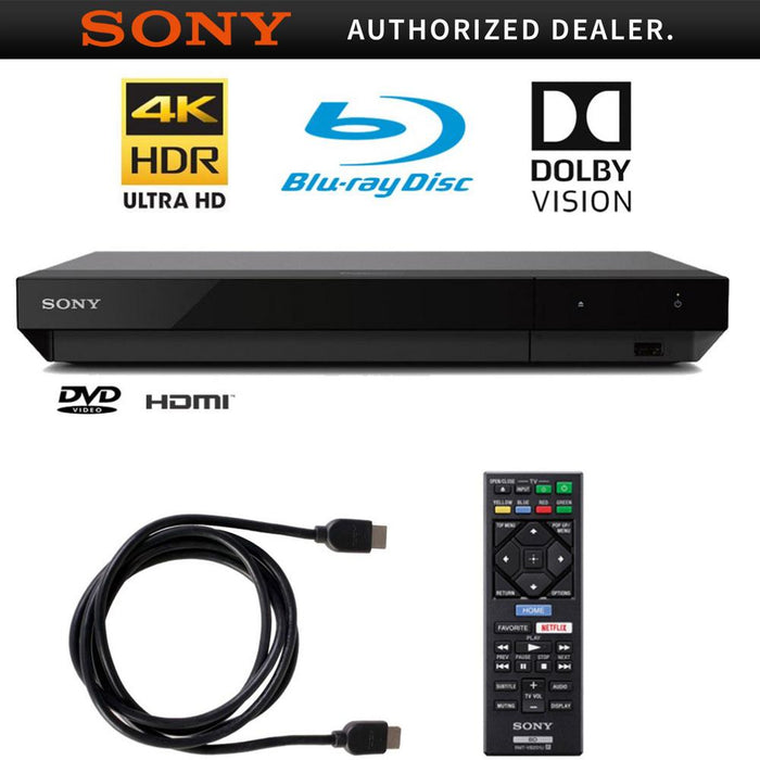 4K Ultra HD Blu-ray Player UBP-X700 with Deco Gear 6-foot HDMI Cable