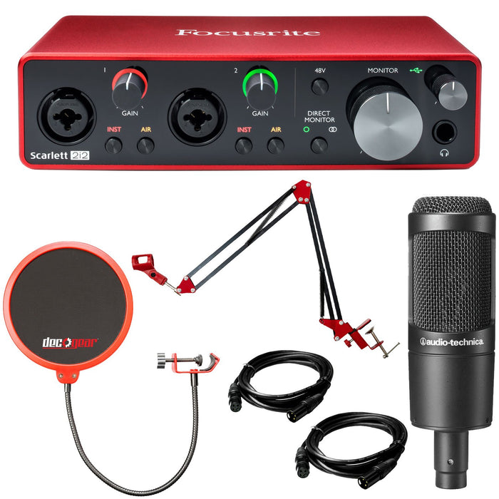 focusrite scarlett 2i2 usb audio interface (gen 3)