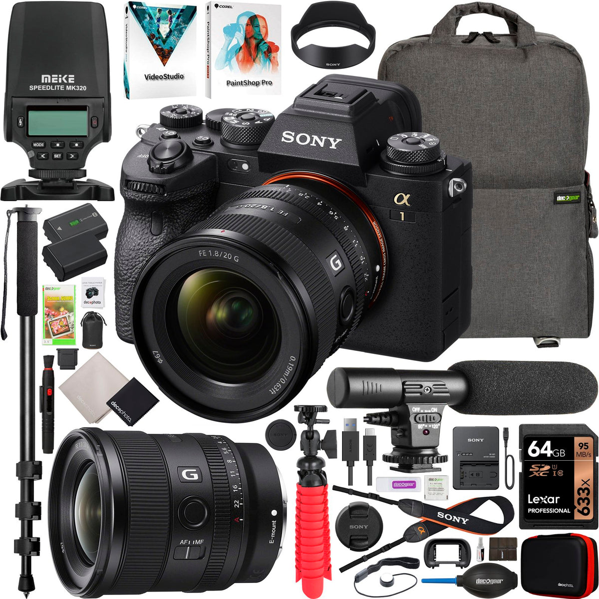 niet residu condensor Sony Alpha 1 Full Frame Mirrorless Camera Kit + 20mm F1.8 G Lens SEL20 —  Beach Camera
