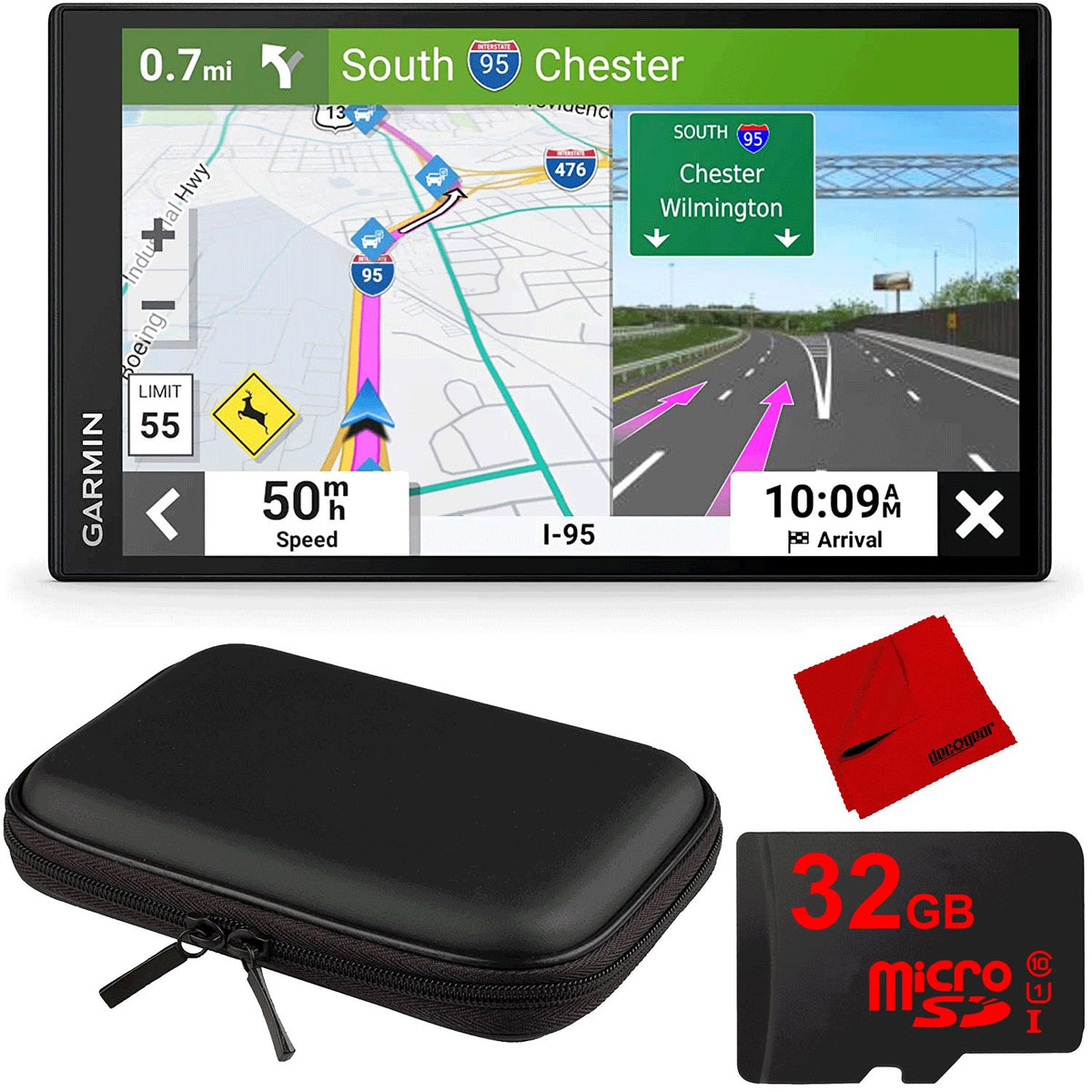 Garmin DriveSmart 76 7" Car GPS (010-02470-00) Bundle with 1 — Beach
