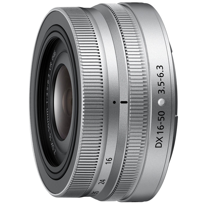 Nikon NIKKOR Z DX 16-50mm F3.5-6.3 VR Zoom Lens Silver for Z-Mount