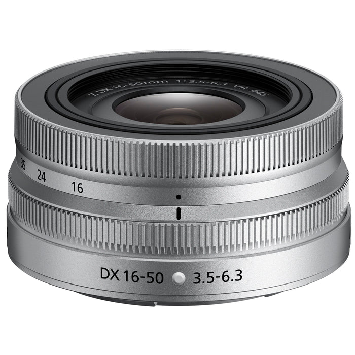 Nikon NIKKOR Z DX 16-50mm F3.5-6.3 VR Zoom Lens Silver for Z-Mount