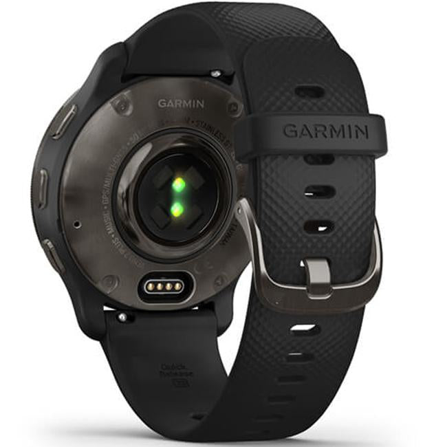 Garmin Venu 2 Plus GPS Smartwatch, Slate Bezel with Black Silicone