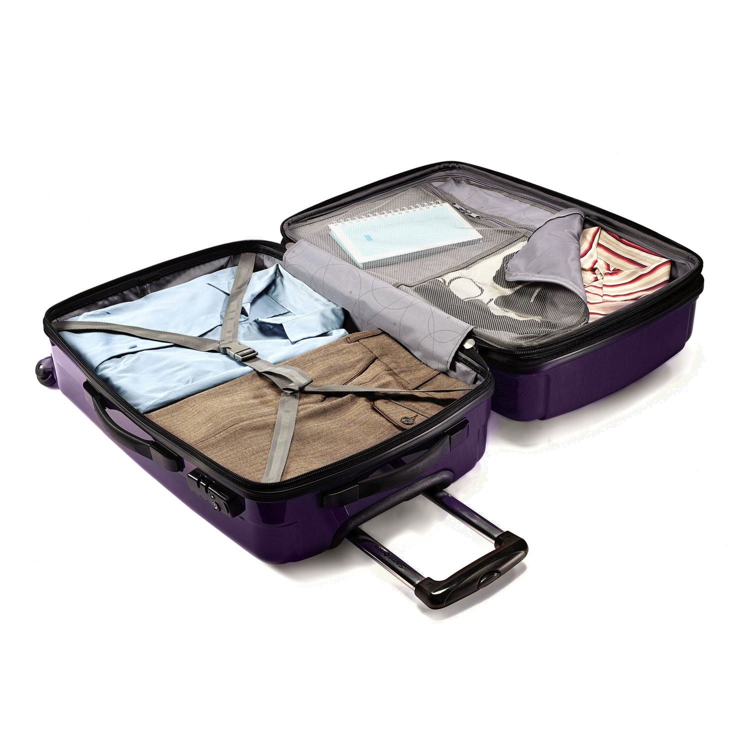 Samsonite Winfield 2 Fashion Hardside 3 Piece Spinner Set Purple (56