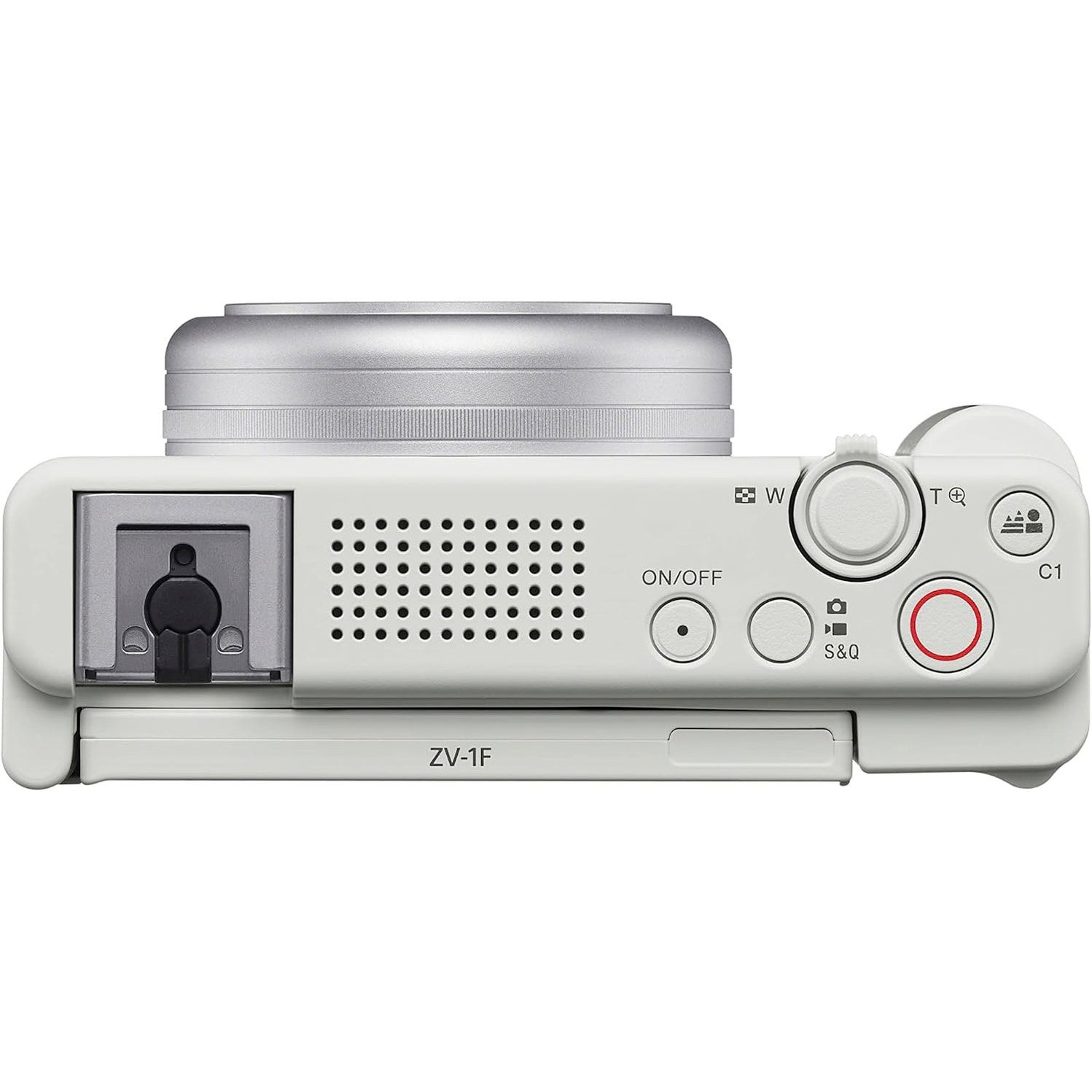 Sony ZV-1F Vlog Camera for Content Creators and Vloggers - White ZV-1F — Beach Camera