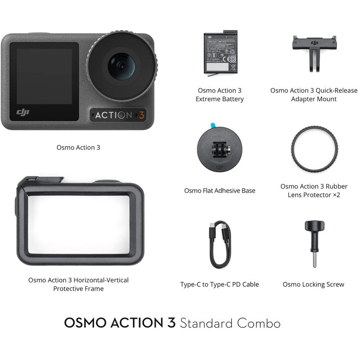 値下げ【美品】DJI Osmo Action3 Standard Combo 減額 19900円引き www