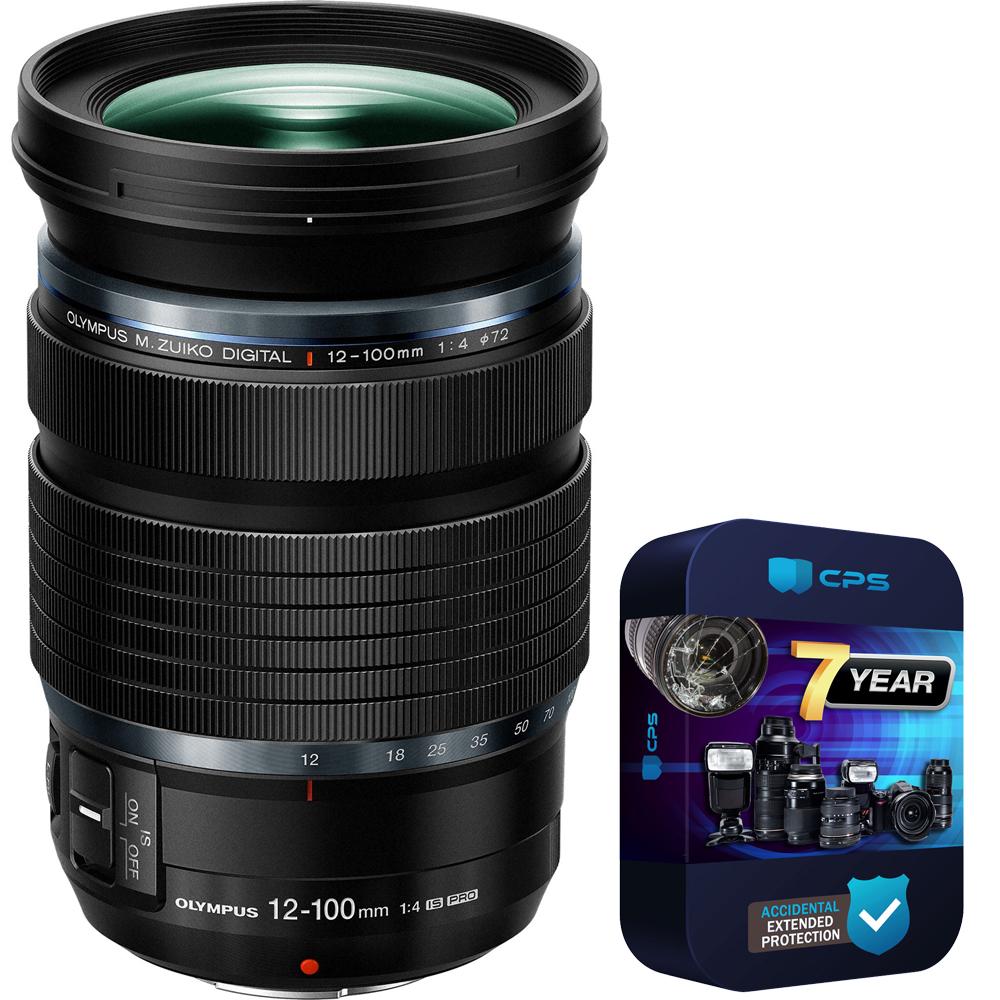 Olympus M.Zuiko Digital ED 12-100mm F4.0 IS PRO Lens + 7 Year Protection  Pack