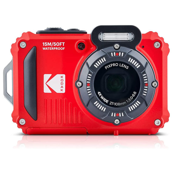 Kodak PIXPRO FZ45 16.4 Megapixel Compact Camera, Red 