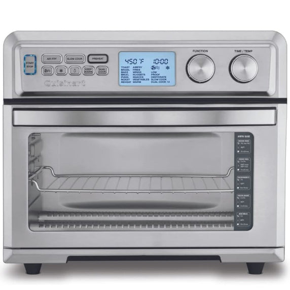 Cuisinart RESTORED 8-in-1 Air Fryer and Convection Toaster Oven, Stainless  (TOA-70FR) 