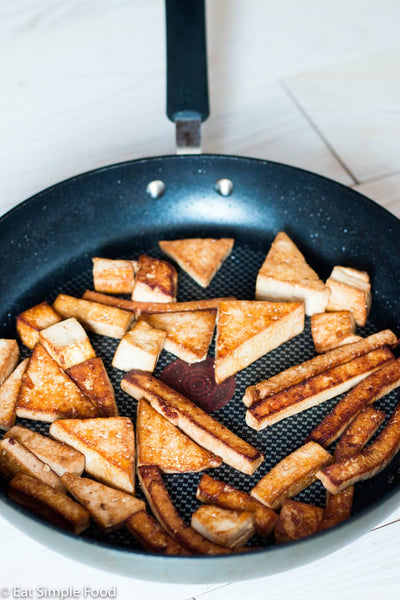 Easy Marinated & Pan Fried Tamari Tofu