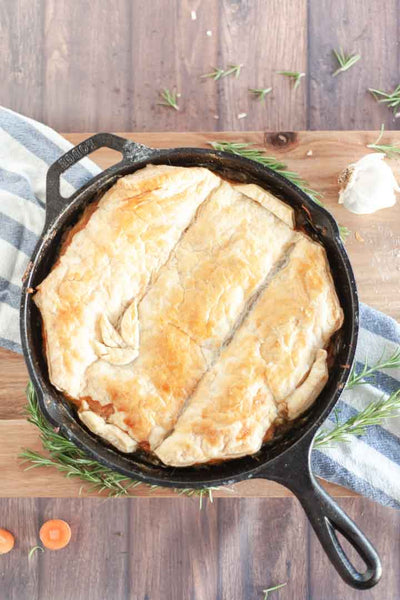 One Skillet Chicken Pot Pie Recipe