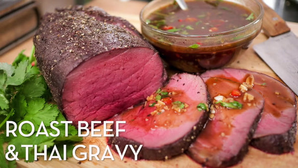 Roast Beef Tenderloin & Thai Gravy