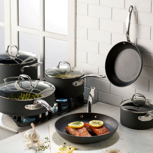 Sardel 3pcs Carbon Steel Cookware Set | Develops a Slick Non-Stick Coating  With Use