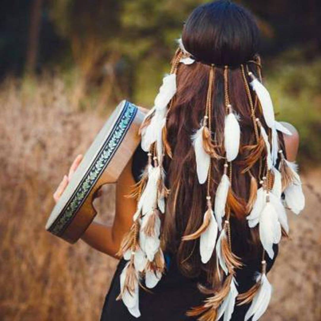 Boho Feather Headband, Gypsy Dream – Wild Rose Boho