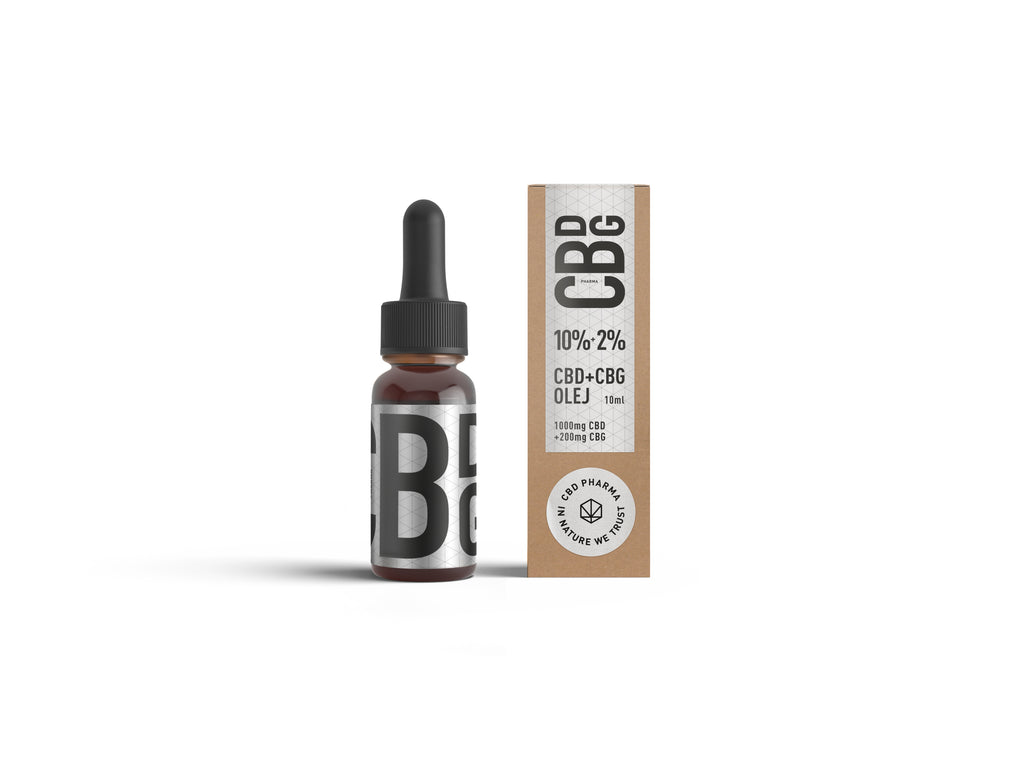 CBD Pharma CBD + CBG olej 10% + 2% – 10ml