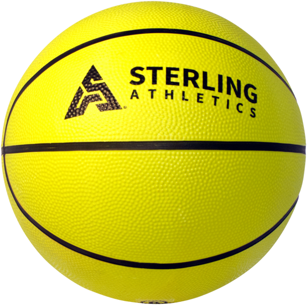 Sterling Athletics Neon Orange Indoor/Outdoor Rubber Basketball