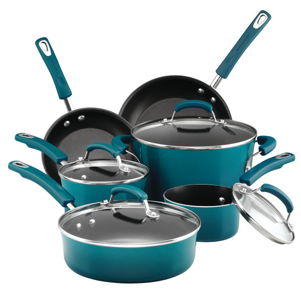 Rachael Ray Hard Anodized Cookware Set – 14 piece (Non-Stick) Only