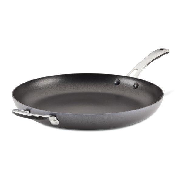 12-Inch Hard Anodized Nonstick Deep Frying Pan with Lid