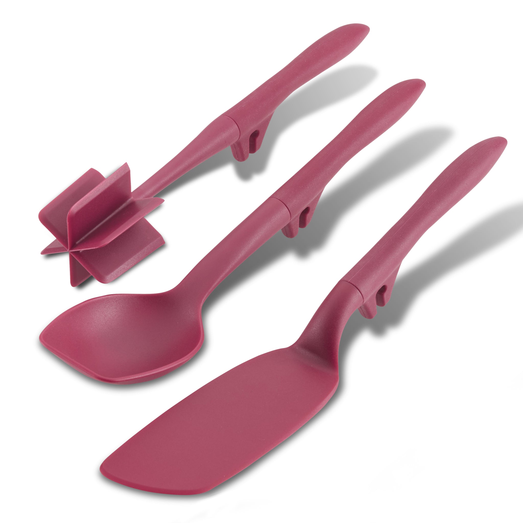 24 pieces Silicone Turner - Pink - Kitchen Utensils - at 