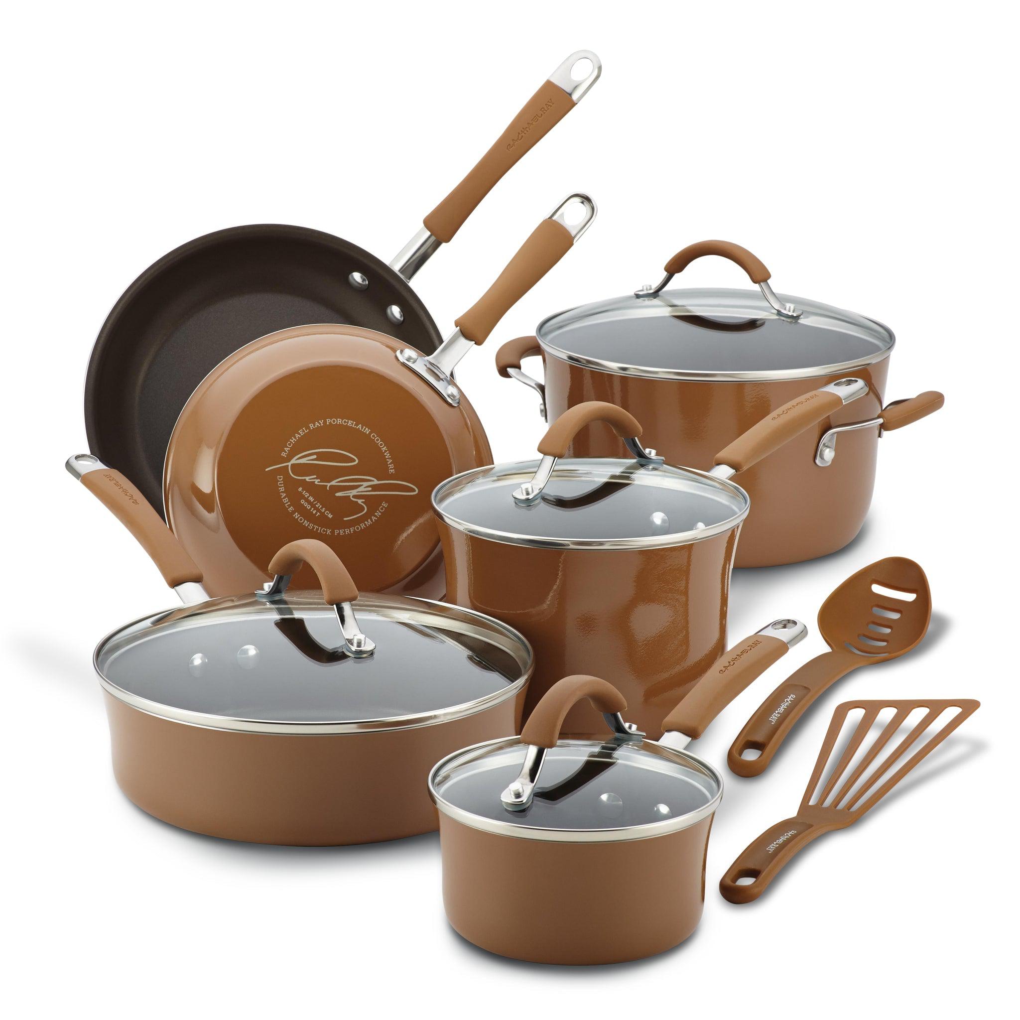 Create Delicious 13-Piece Nonstick Induction Cookware Set – Rachael Ray