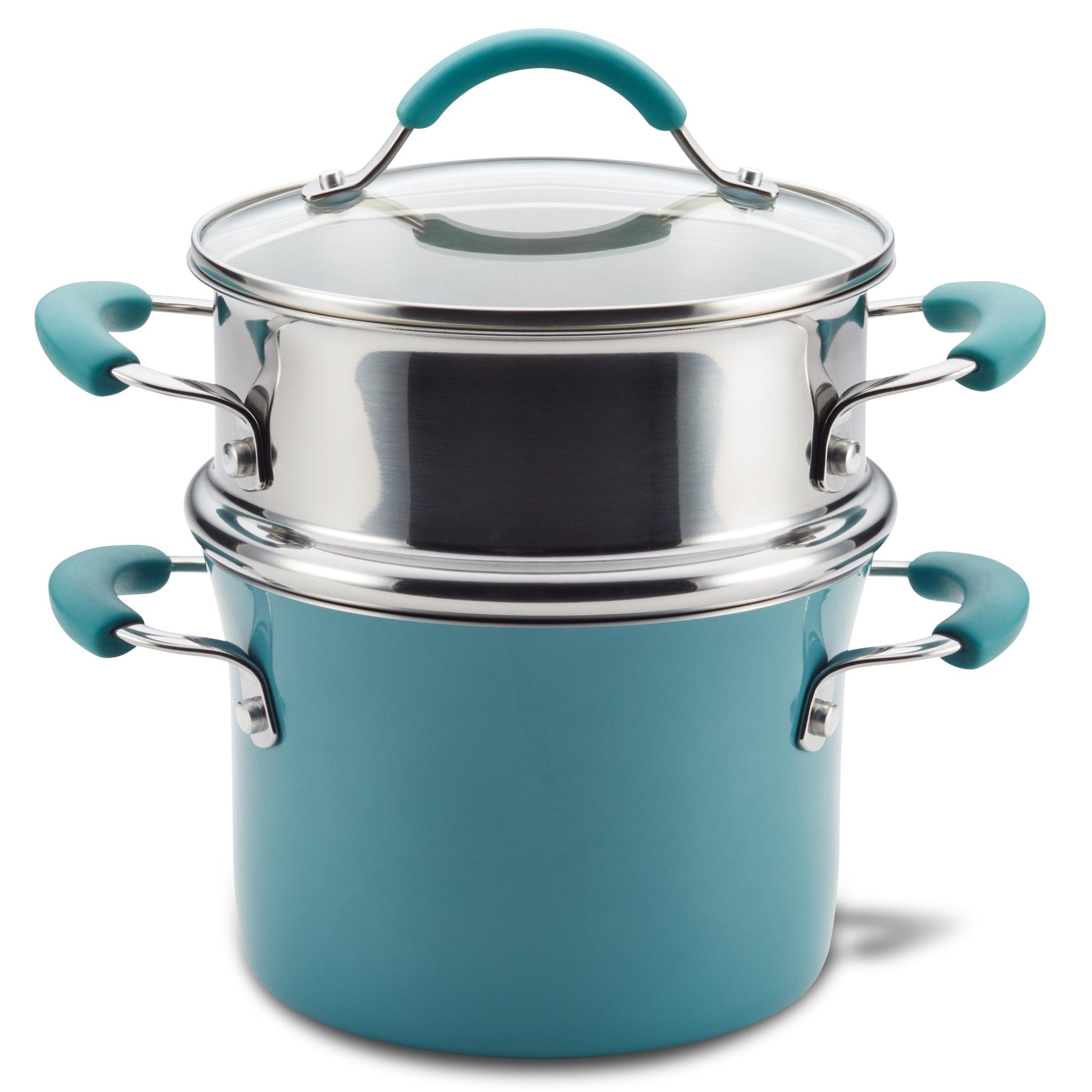 Davyline Cookware 3-Layer Base 3-Quart Stainless Steel Steamer Pot  Basket(s) Included in the Cooking Pots department at