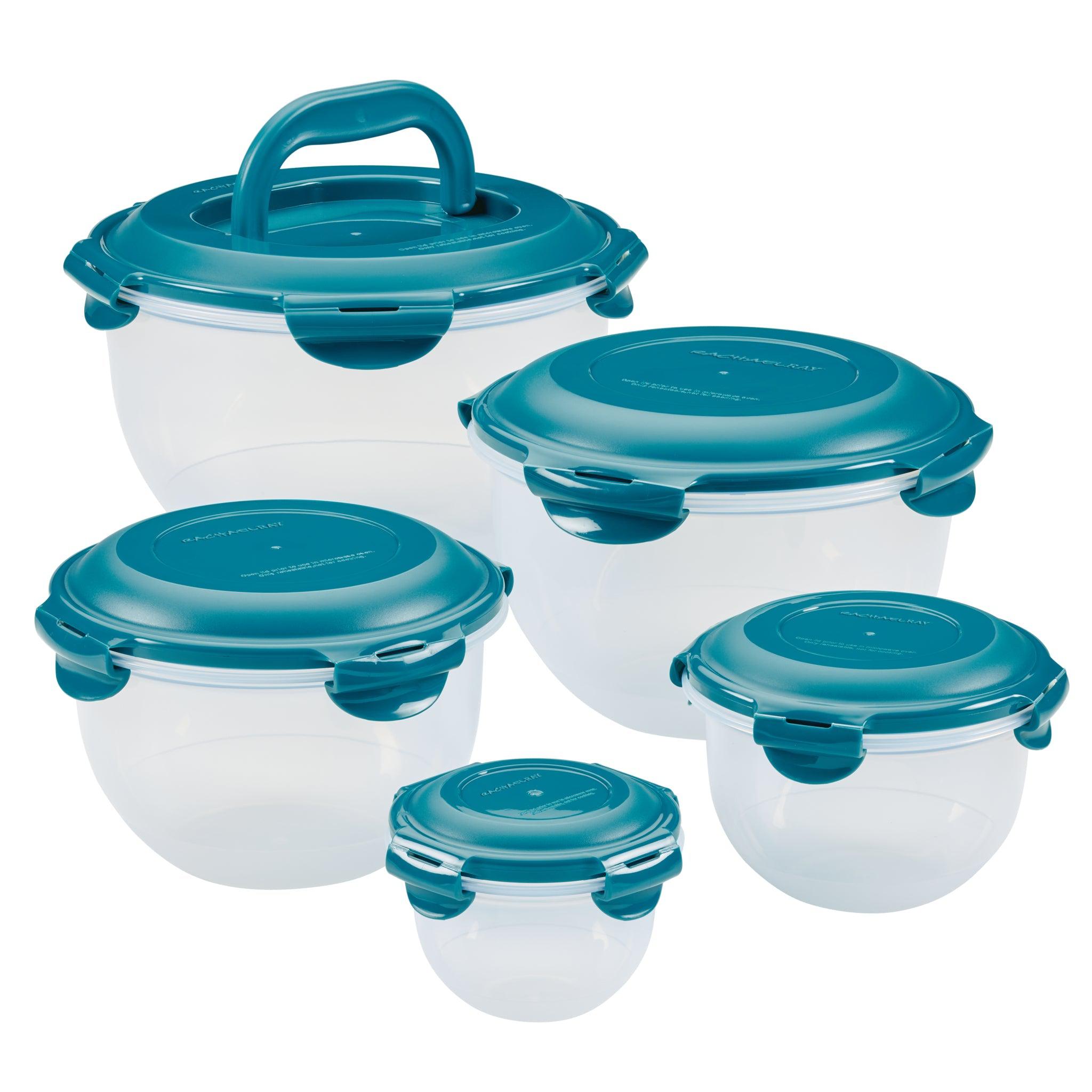 20-Piece Nestable Airtight Leakproof Storage Containers – Rachael Ray