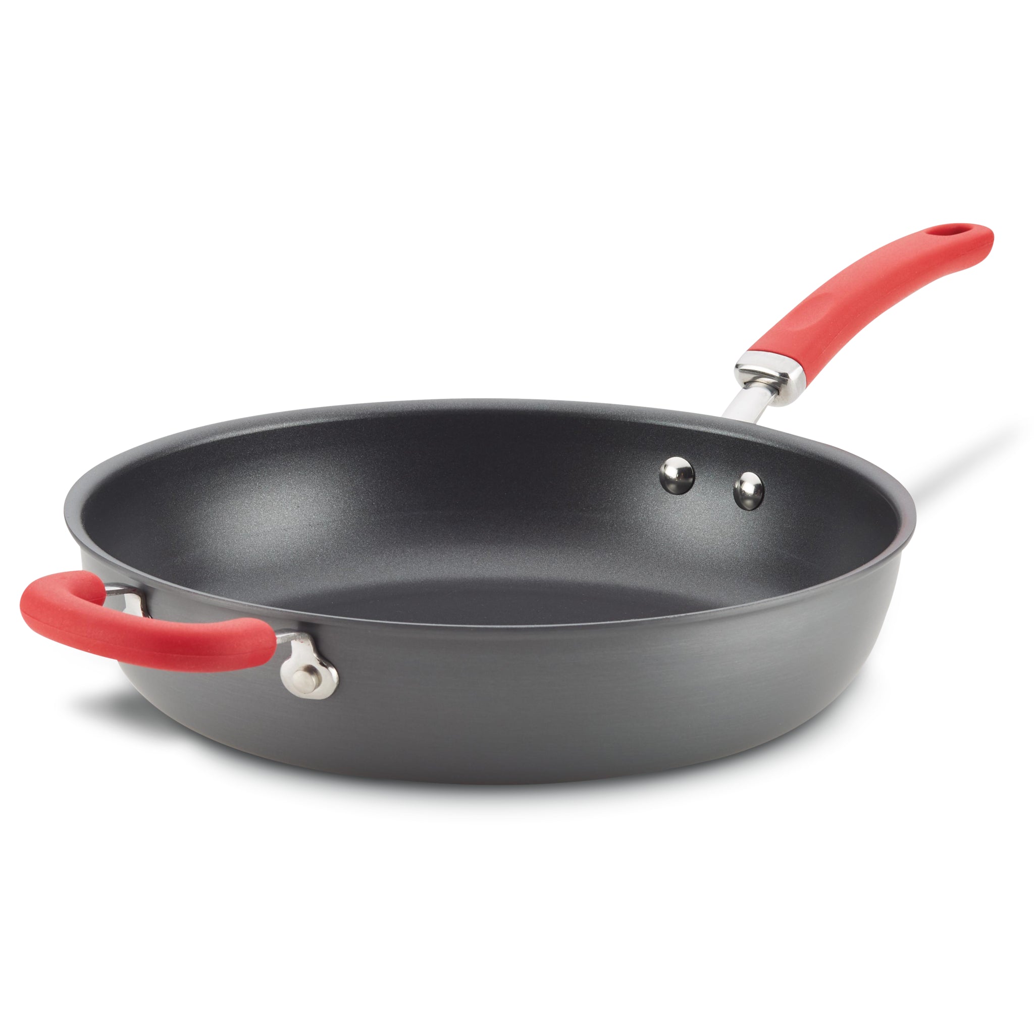 12-Inch Hard Anodized Nonstick Deep Frying Pan with Lid