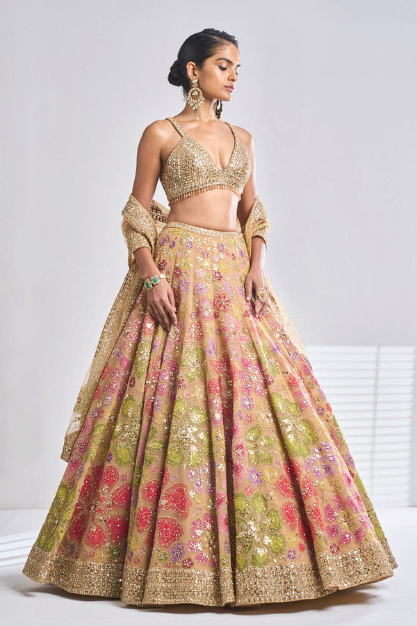 Buy Multicoloured Lehenga Choli Sets for Women by ETHNIC YARD Online |  Ajio.com