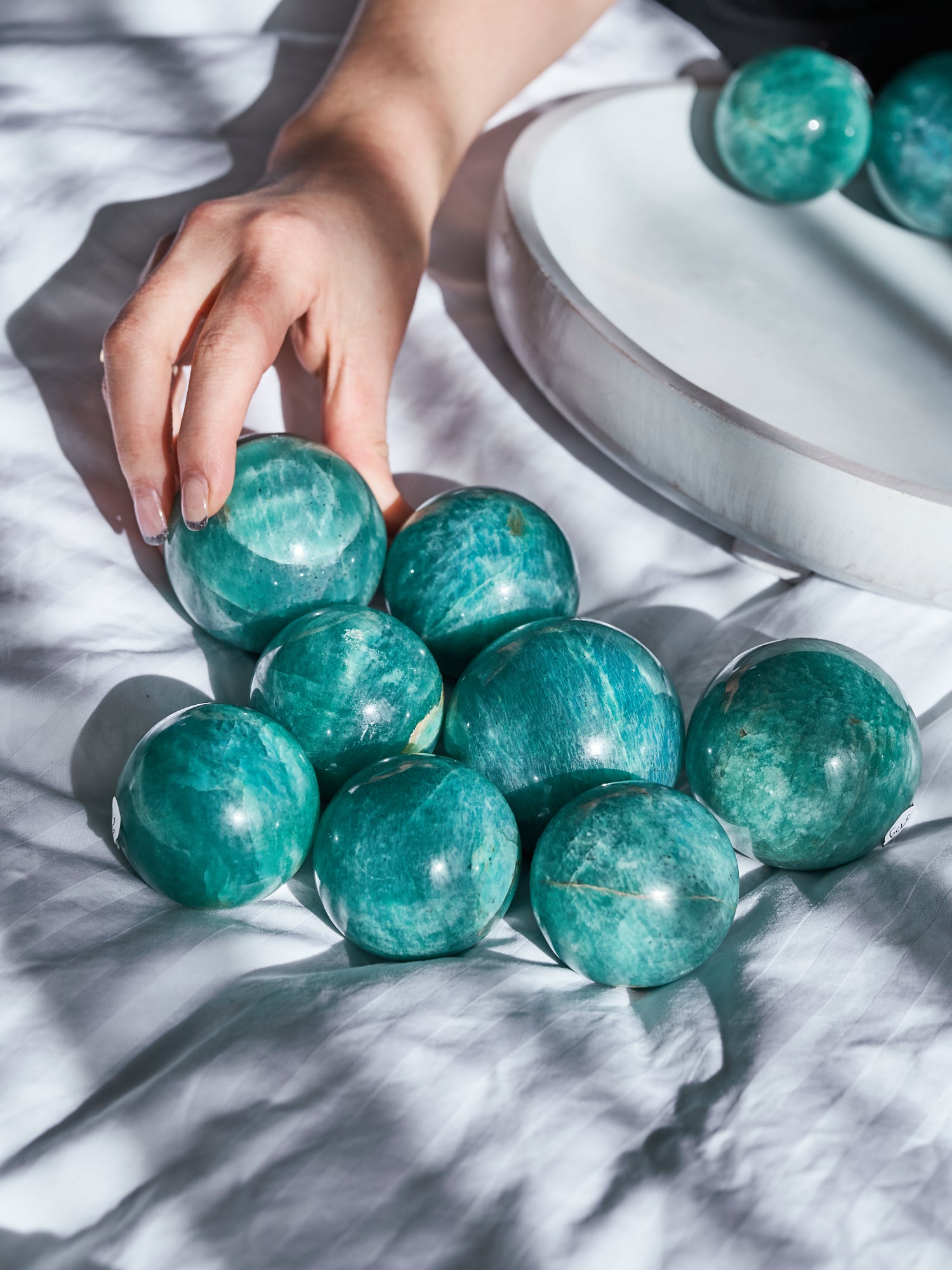 Amazonite Sheen Spheres (Medium - Large)