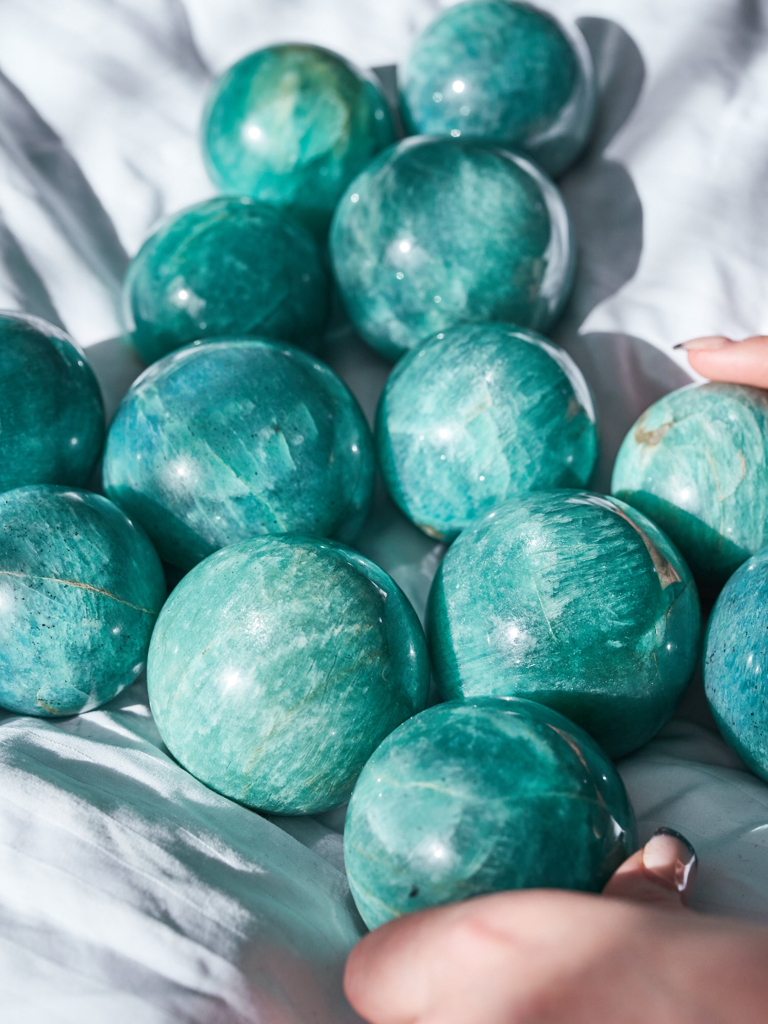 Amazonite Sheen Spheres (Medium - Large)