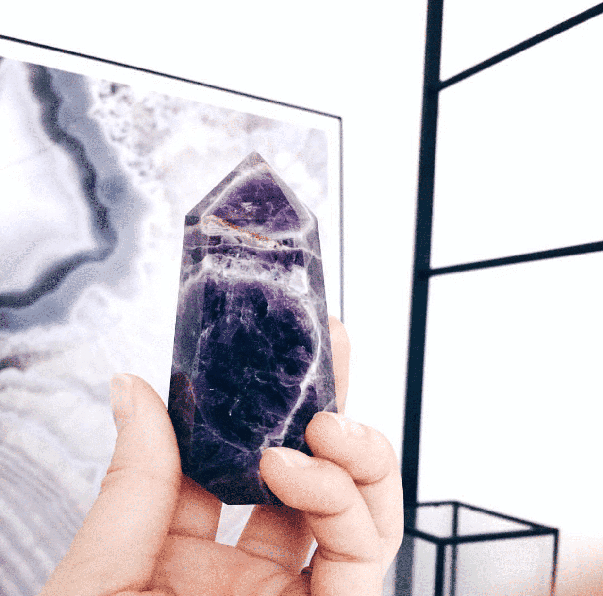 Chevronica Geo Gem (Chevron Amethyst)