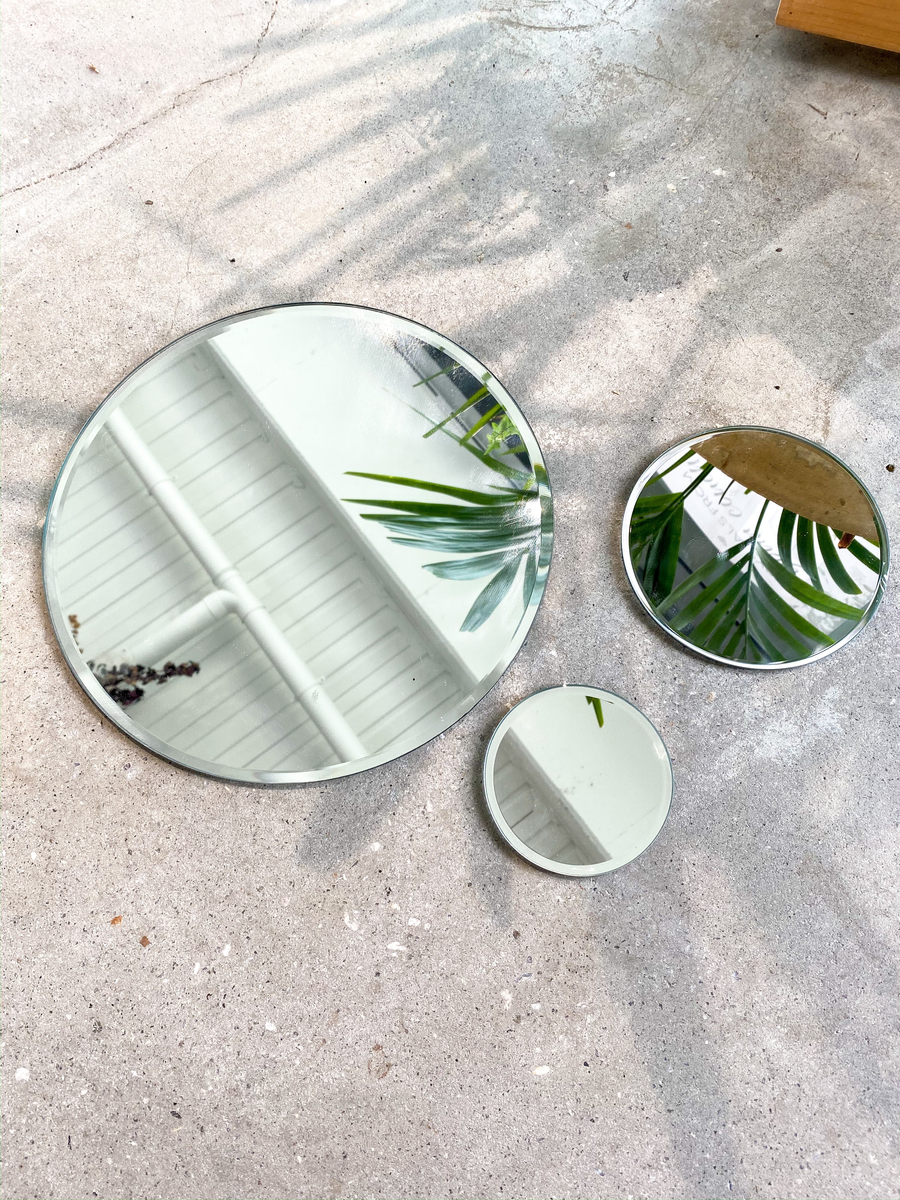 Mirrored Trays: Circle