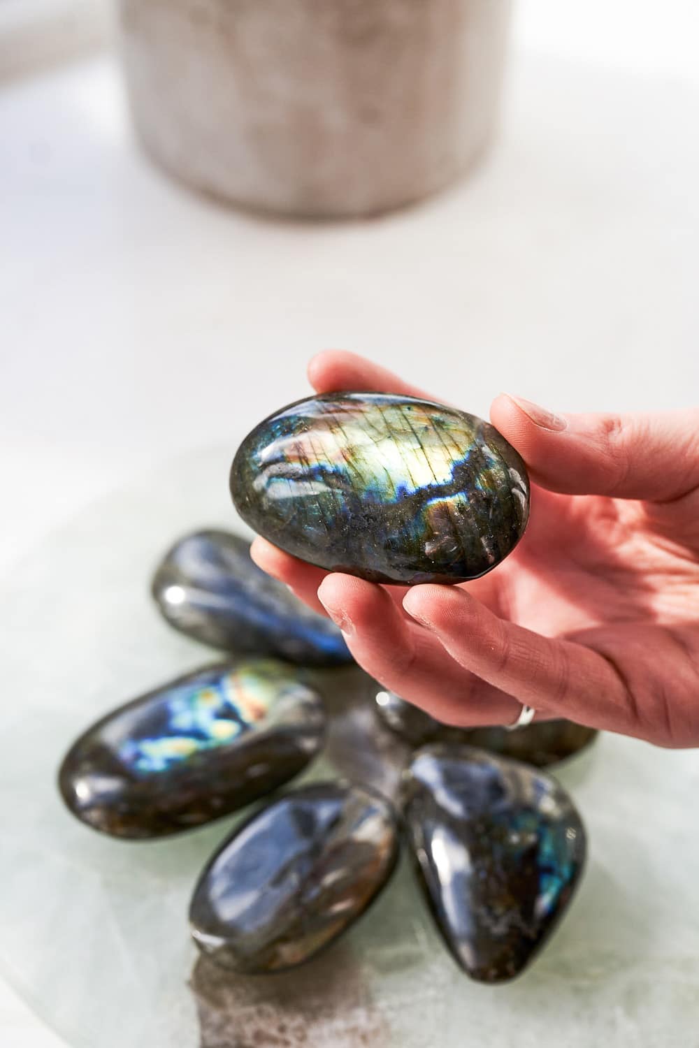 Labradorite Palmstones