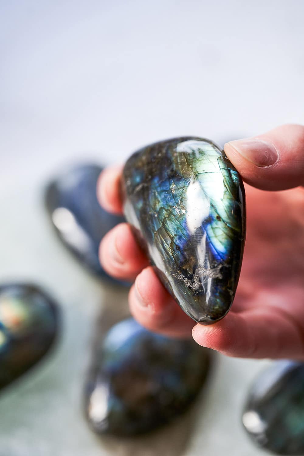 Labradorite Palmstones