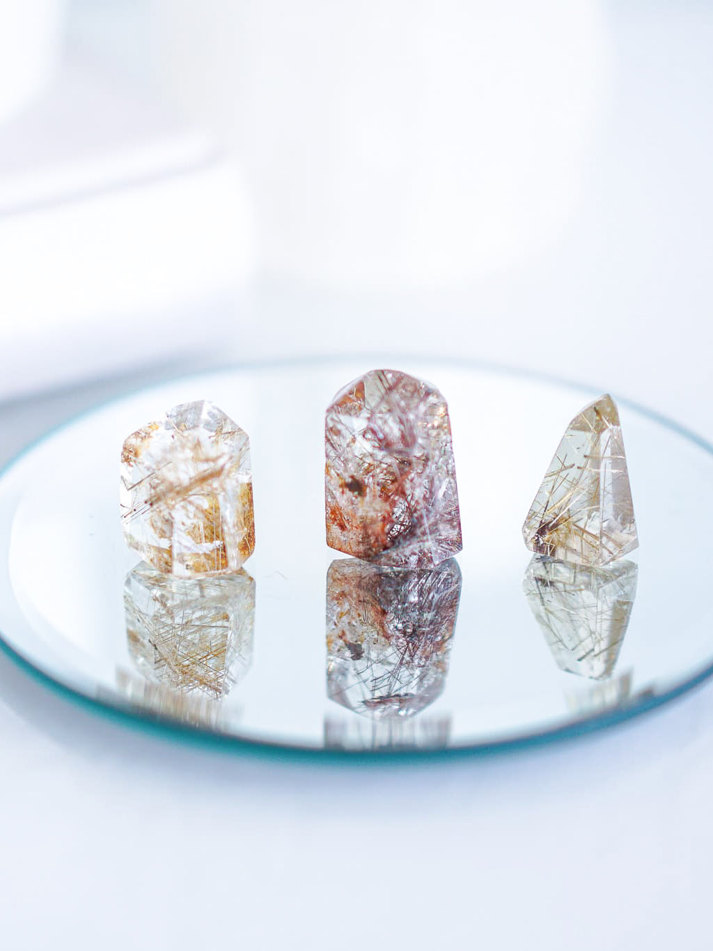 Mini Rutilated Quartz Points