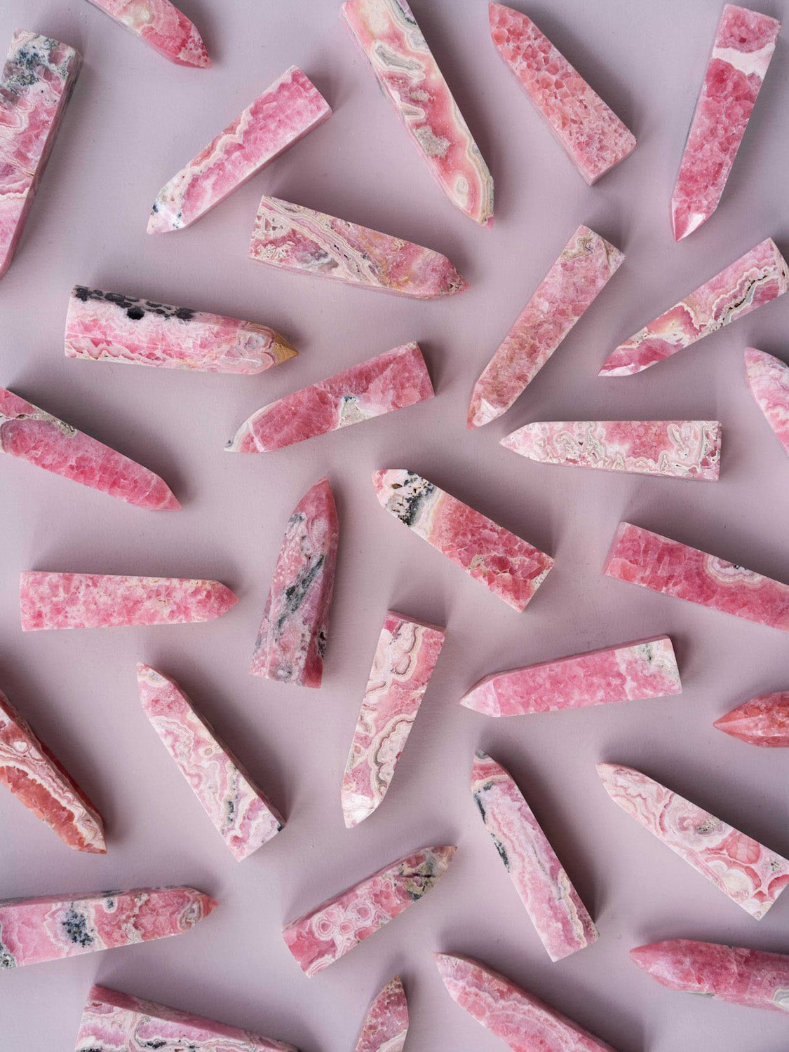 Rhodochrosite Mini Points