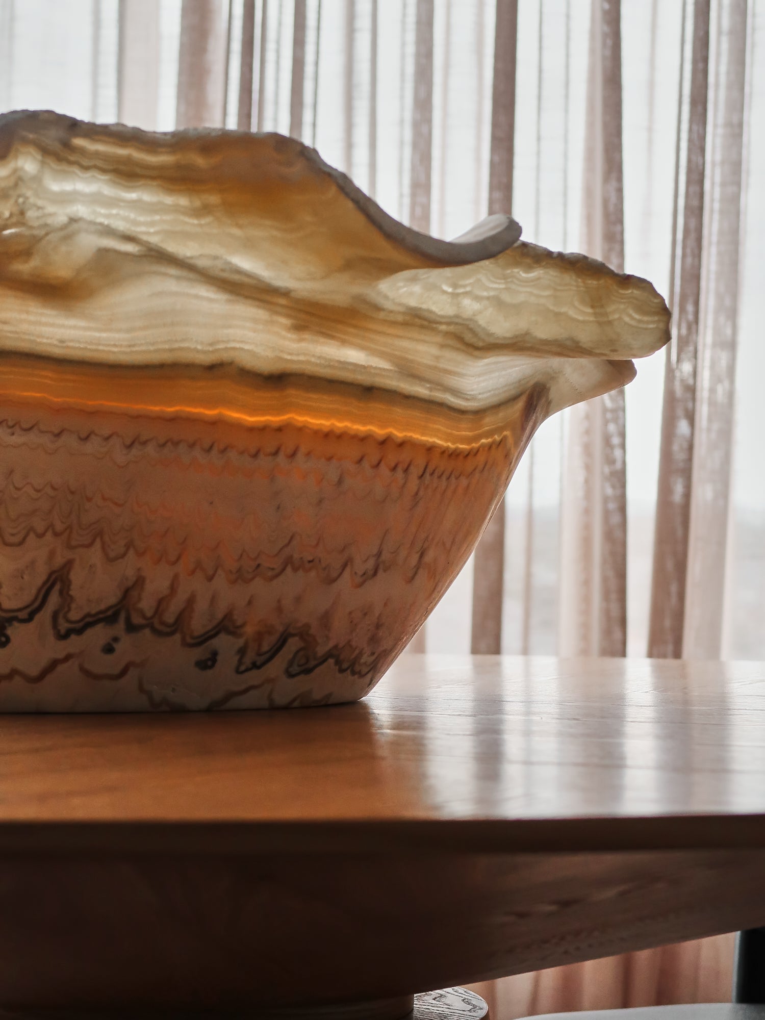 Tritonsâ Trumpet Calcite Bowl 20.1kg