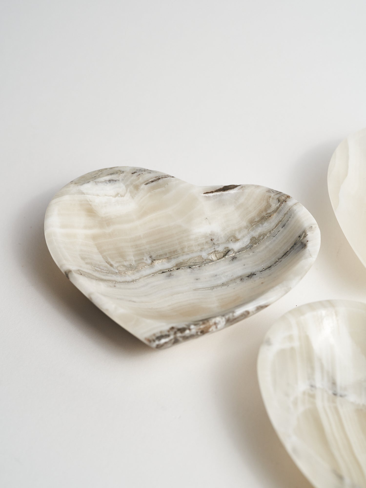 Small Calcite Heart Dish