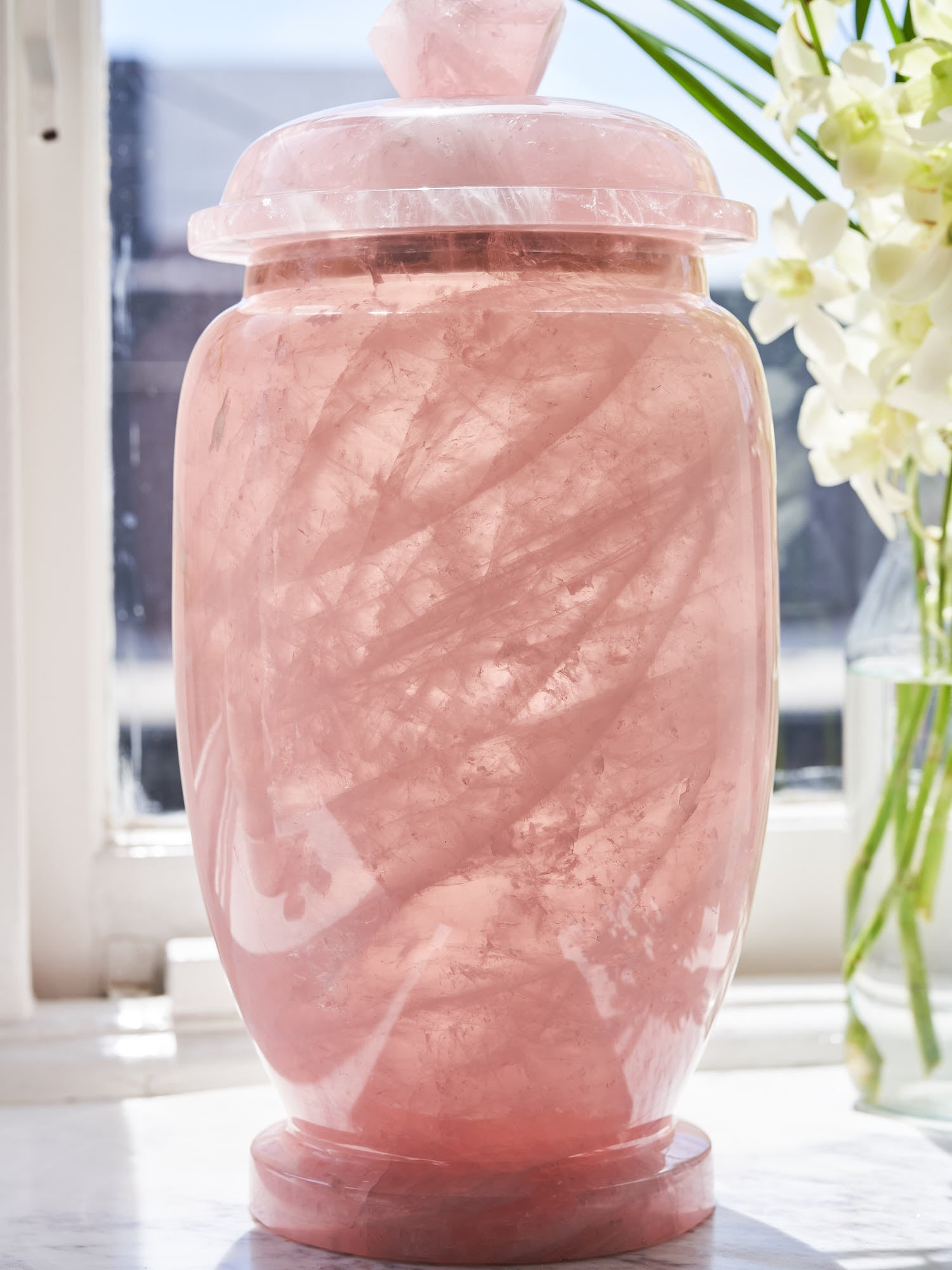 Rose Quartz Urns (Made to Order Small & Large)