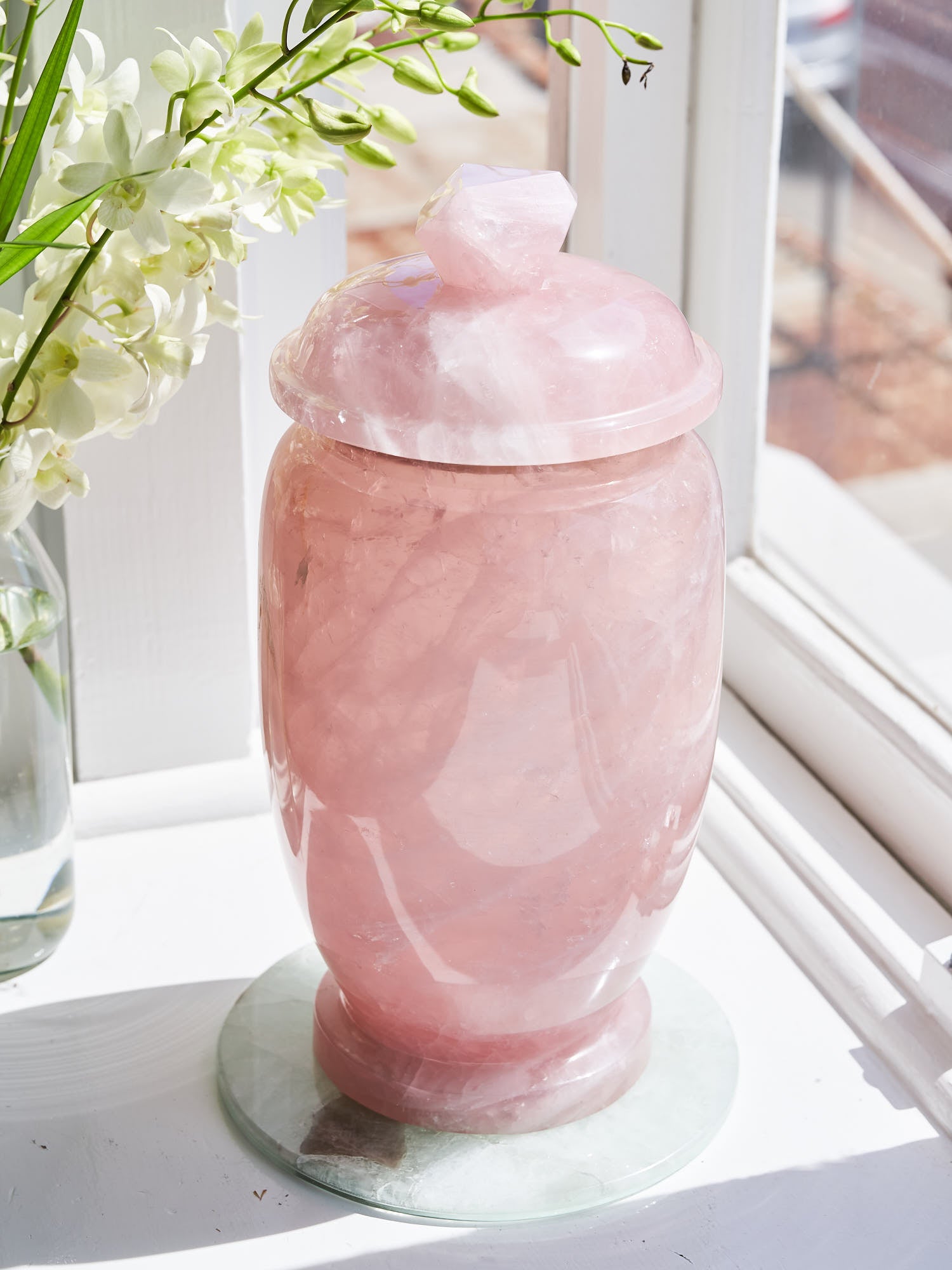 Rose Quartz Urns (Made to Order Small & Large)