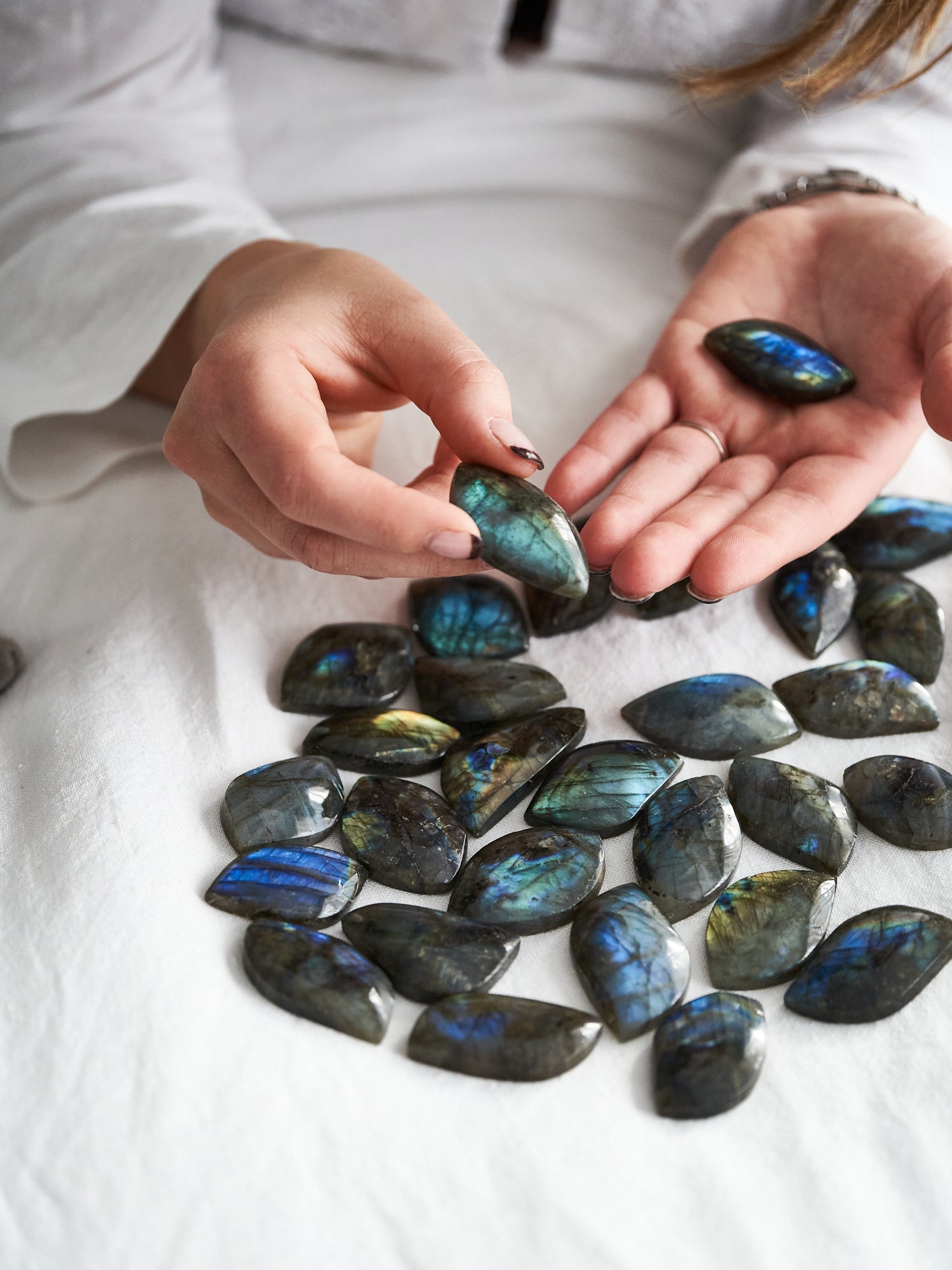 Labradorite 'Evil-Eye' Cabochon