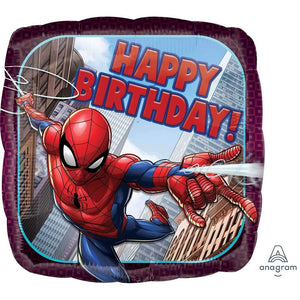 Happy Birthday Spiderman Balloon – Party Crashers London