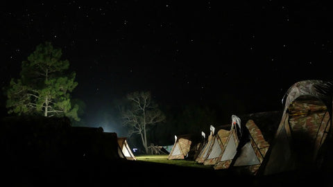 tents sleeping