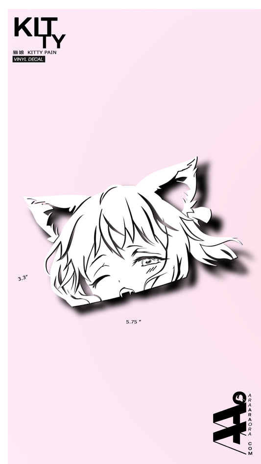 Cat Girls Do it Well Vinyl Sticker