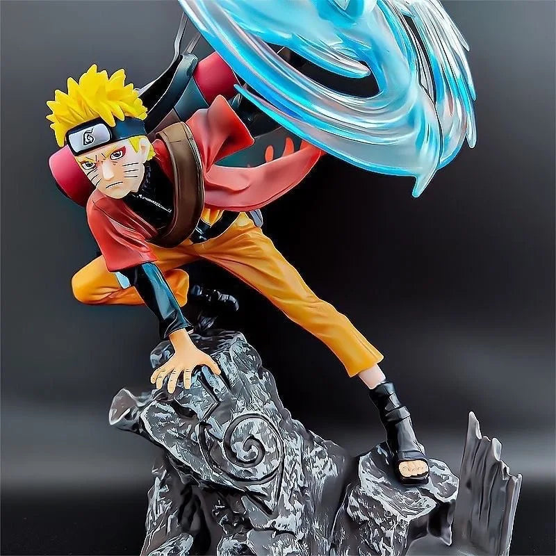 Naruto Shippuden GK Action Anime Figure Uzumaki Naruto Figma 36cm Model Desktop Collection Doll Children Toys Christmas Gift