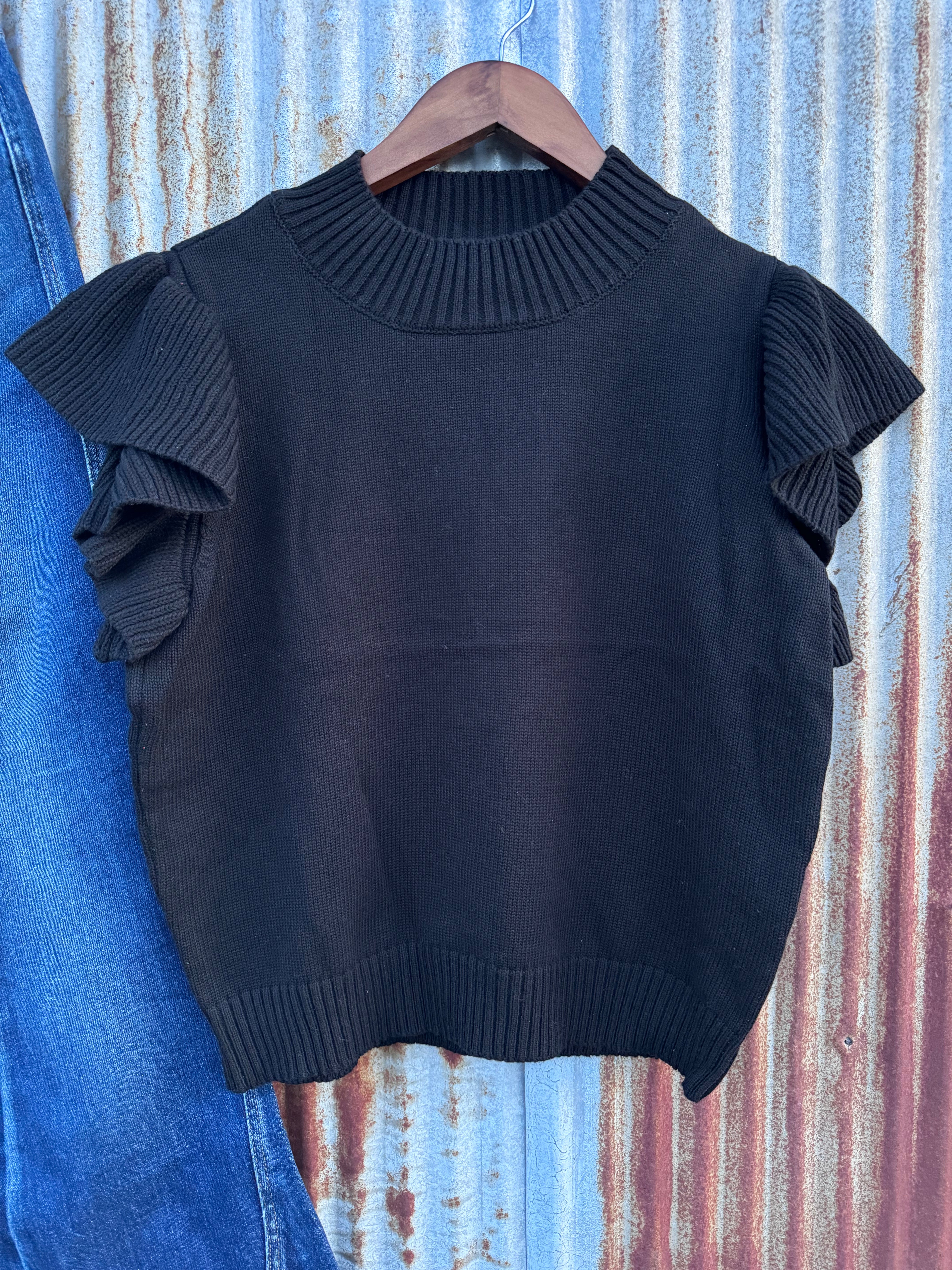 The Fayetteville Sweater {Black}