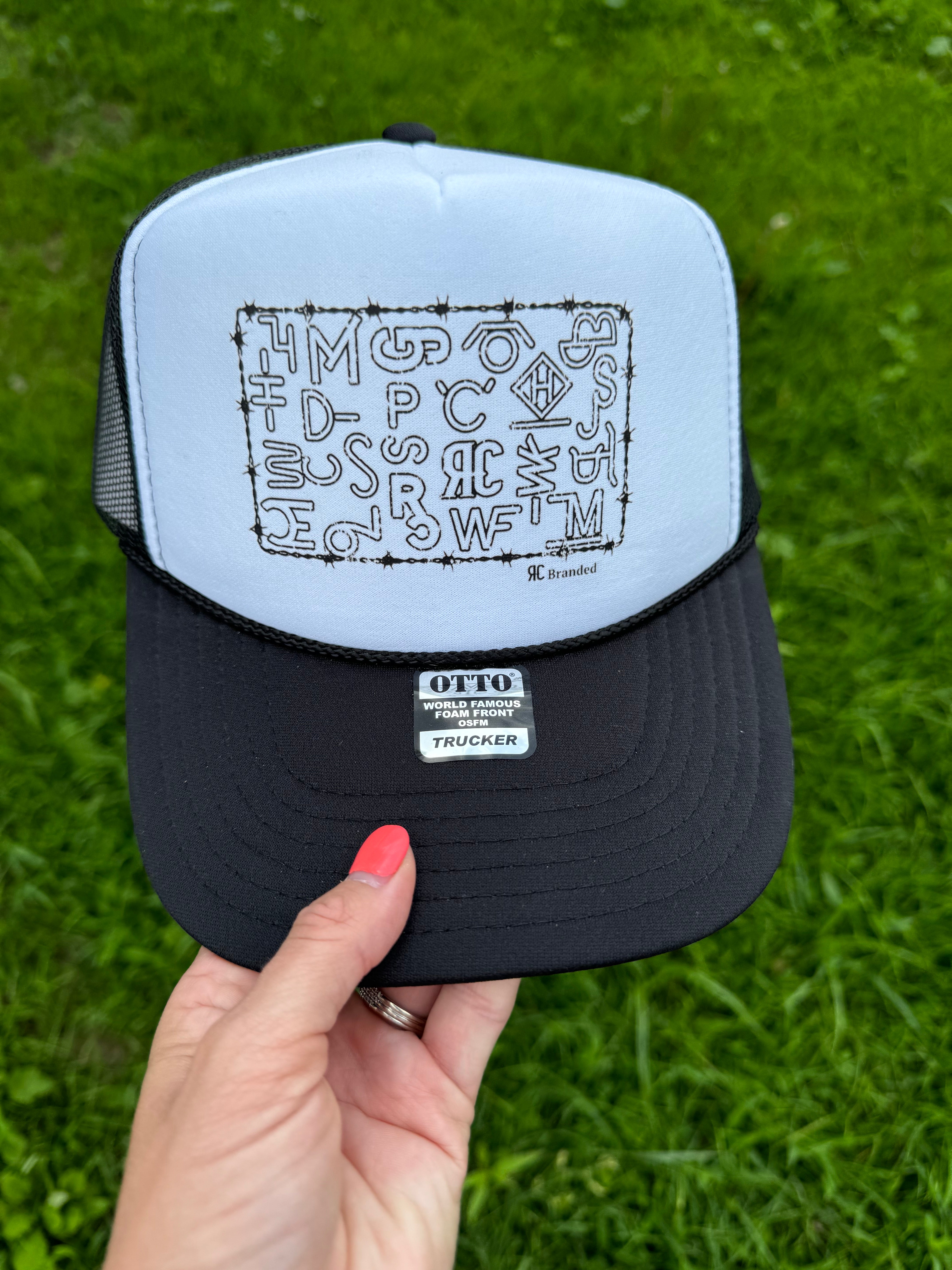 Locally Branded Trucker Hat {Black}
