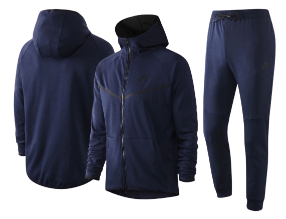 navy blue tracksuit nike